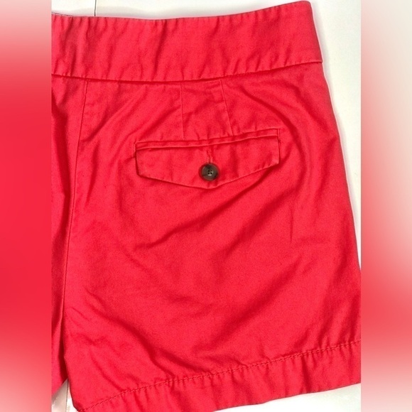 ANN TAYLOR LOFT The Riviera Short Red Orange Size 4 - Picture 7 of 14